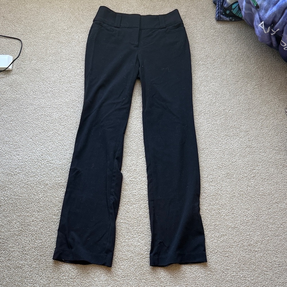 BCX Black Women's Straight-Leg Dress Pants